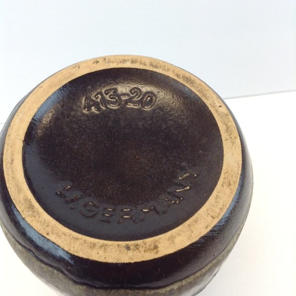 Vintage Scheurich Keramik West Germany Handled Jug Vase 413-20 Mid Century - Picture 6 of 9